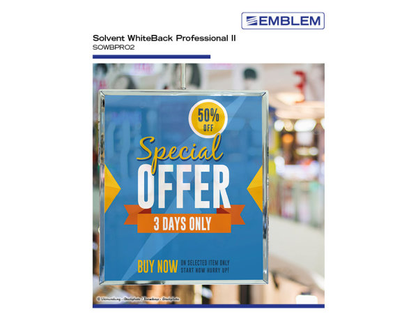 EMBLEM WhiteBack PRO 2, 140 g/m&sup2;, 76,2cm50m