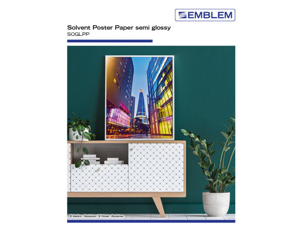EMBLEM Poster Paper semiglossy, 200 g/m&sup2;, 152,4cm30m
