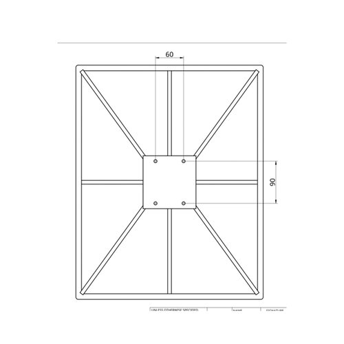 Secabo Basisplatte 40cm x 50cm f&uuml;r SMART