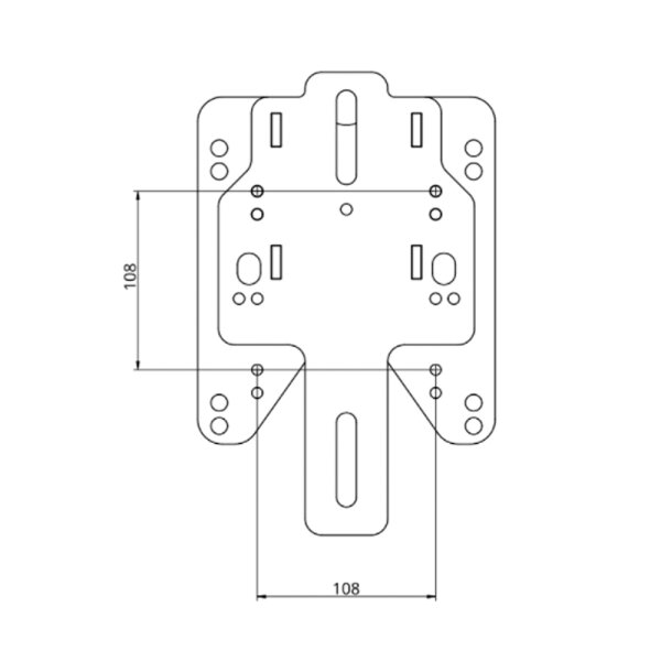 Secabo Adapter f&uuml;r Basisplatte und S.-W. Secabo TC5,  TS7