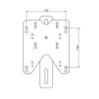 Secabo Adapter f&uuml;r Basisplatte und S.-W. Secabo TC5,...