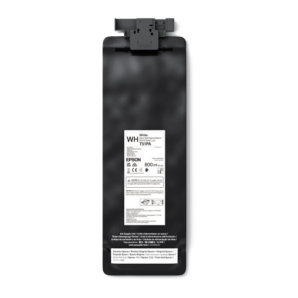Epson Tinte T51PA00, White, 800ml