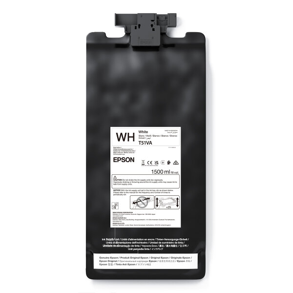 Epson Tinte T51VA00, White, 1,5l