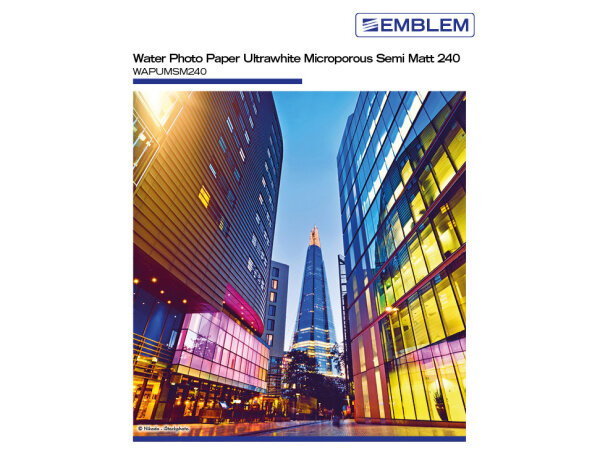EMBLEM Photopaper Ultrawhite Microporous semi 240g