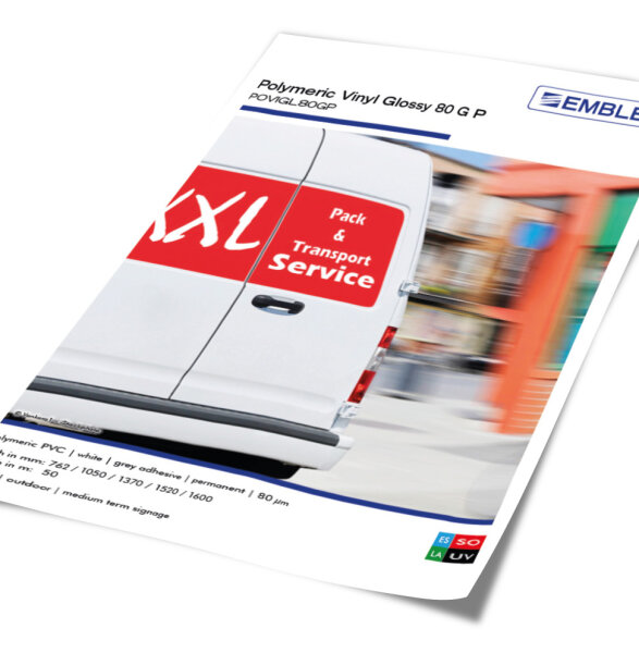 EMBLEM Polymeric Vinyl Glossy 80 G P, 80&micro;