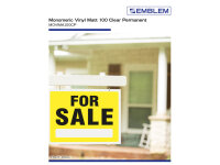 EMBLEM Monomeric Vinyl Matt 100 C P, 100 &micro;