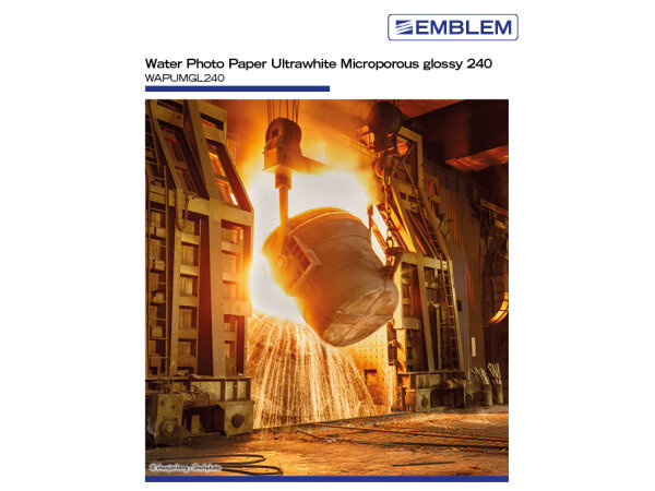 EMBLEM Photopaper Ultrawhite Microporous glossy 240g