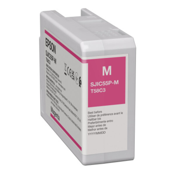 Epson Tinte magenta, ColorWorks D6500/D6000, 80ml