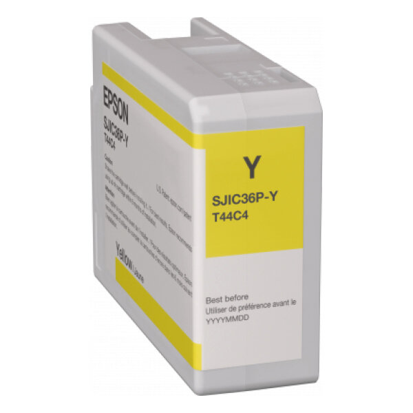 Epson Tinte yellow, ColorWorks C6500/C6000, 80ml