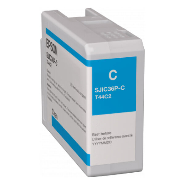 Epson Tinte cyan, ColorWorks C6500/C6000, 80ml